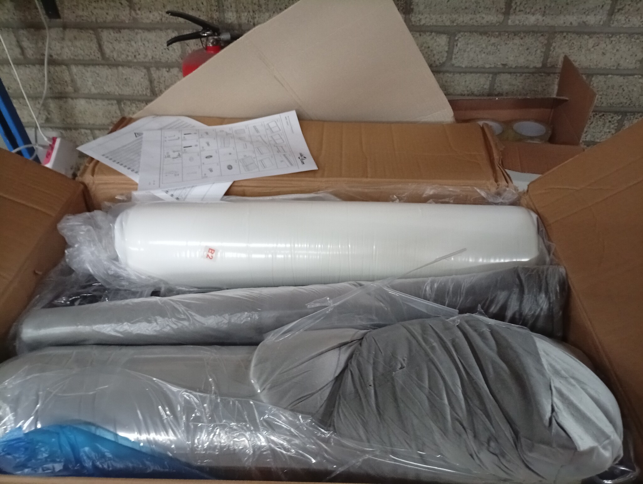 vidaXL Tweezitsbank 140 cm fluweel lichtgrijs