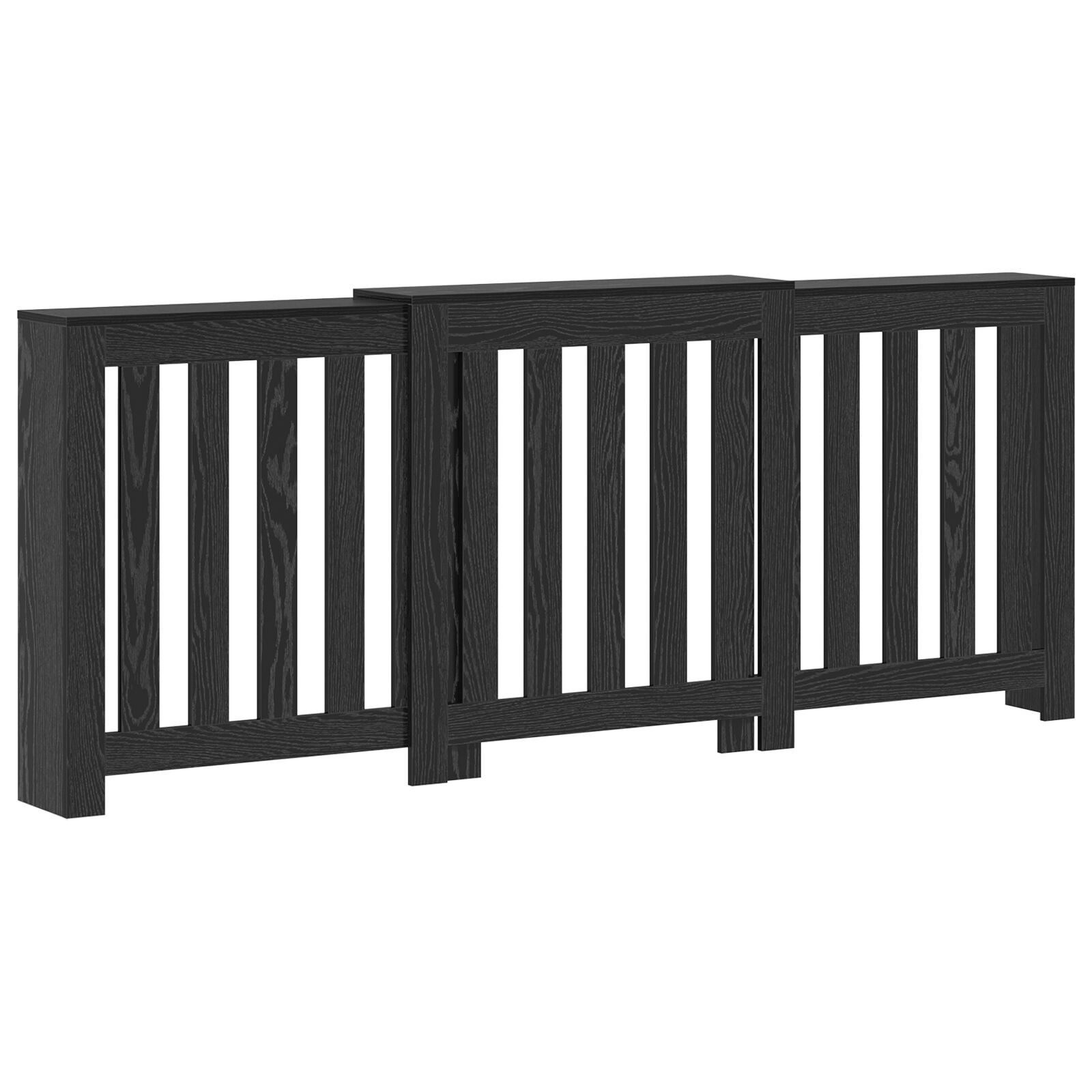 VidaXL Radiatorafdekking Zwart Eiken - 34% Korting!