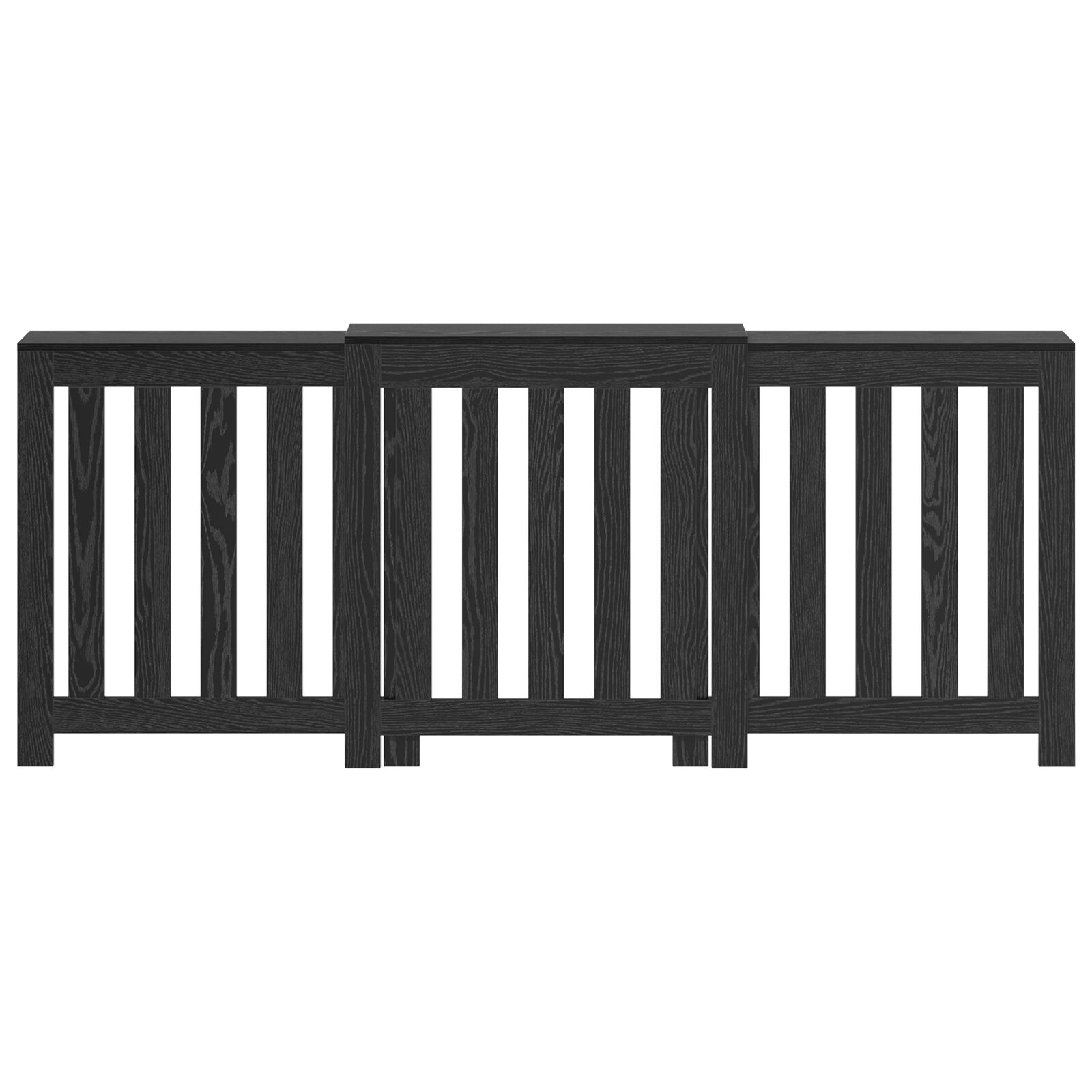 VidaXL Radiatorafdekking Zwart Eiken - 34% Korting!