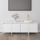 VidaXL TV-meubel Wit (120x30x40,5 cm) - 54% Korting!