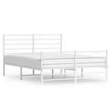 vidaXL Wit Metalen Bedframe 160x200 cm - 34% Korting!