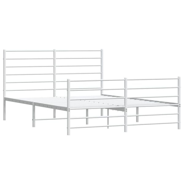vidaXL Wit Metalen Bedframe 160x200 cm - 34% Korting!