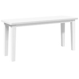 vidaXL Bank Massief Rubberhout Wit 90cm - 34% Korting!