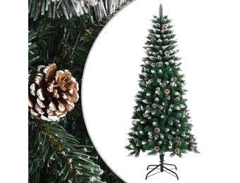 vidaXL Kunstkerstboom met standaard 150 cm PVC groen