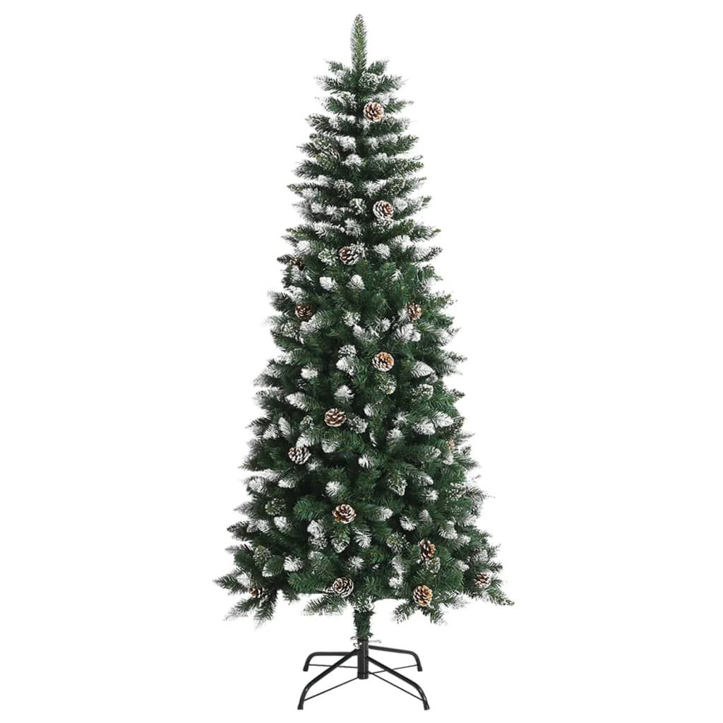 vidaXL Kunstkerstboom met standaard 150 cm PVC groen