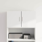 Wandkast Bewerkt Hout Wit 70x42,5x40 cm - 56% Korting!