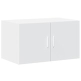 Wandkast Bewerkt Hout Wit 70x42,5x40 cm - 56% Korting!