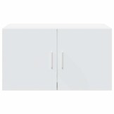 Wandkast Bewerkt Hout Wit 70x42,5x40 cm - 56% Korting!