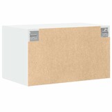 Wandkast Bewerkt Hout Wit 70x42,5x40 cm - 56% Korting!
