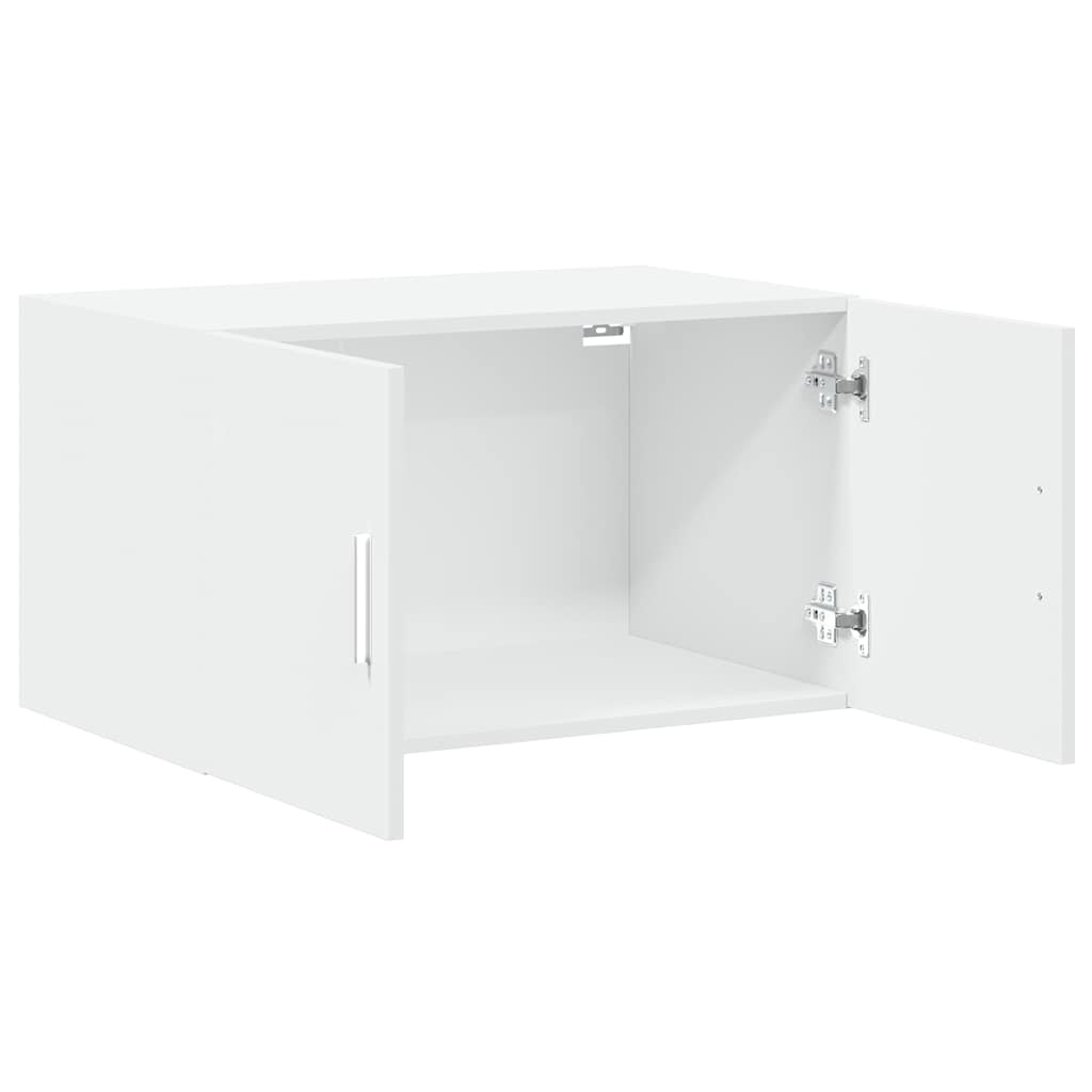 Wandkast Bewerkt Hout Wit 70x42,5x40 cm - 56% Korting!