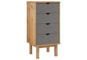 vidaXL Ladekast OTTA Grenenhout - 66% Korting