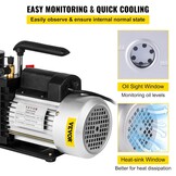 34% Korting: Vacuümpomp Airco & Auto 8 CFM Tweetraps