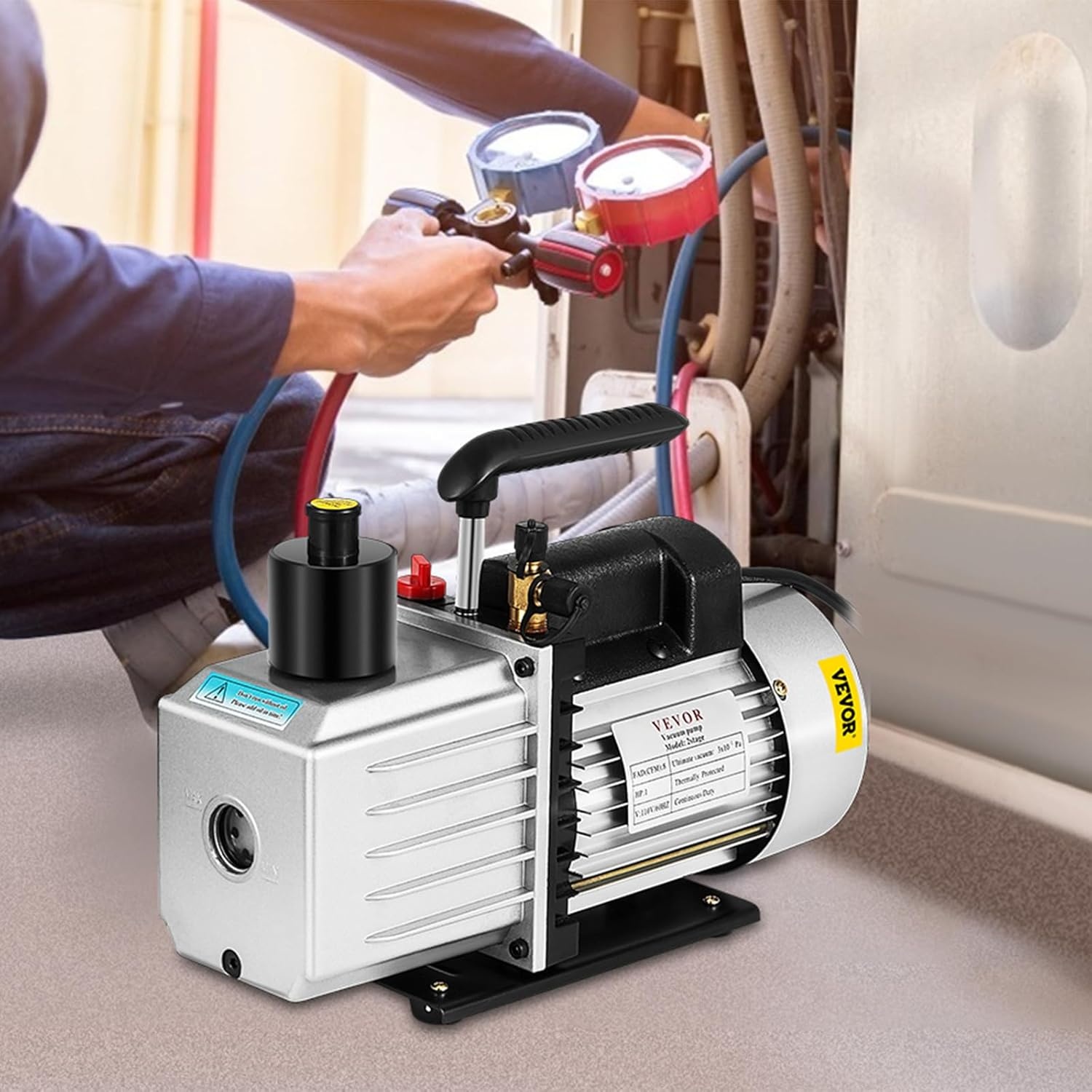 34% Korting: Vacuümpomp Airco & Auto 8 CFM Tweetraps