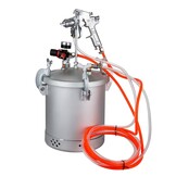 Hogedruk verfspuit met drukpot (10L) - 54% korting!