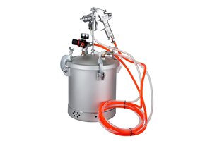 Hogedruk verfspuit met drukpot (10L) - 54% korting!