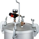 Hogedruk verfspuit met drukpot (10L) - 54% korting!