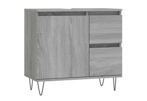 vidaXL Badkamerkast Sonoma Eiken - 65x33x60 cm - 34% Korting