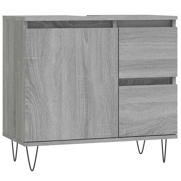 vidaXL Badkamerkast Sonoma Eiken - 65x33x60 cm - 34% Korting