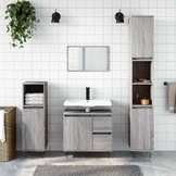 vidaXL Badkamerkast Sonoma Eiken - 65x33x60 cm - 34% Korting