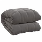 VidaXL Verzwaringsdeken Grijs 155x220cm - 11kg - 34% Korting