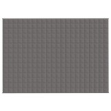 VidaXL Verzwaringsdeken Grijs 155x220cm - 11kg - 34% Korting