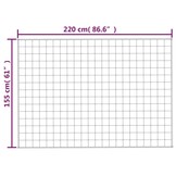 VidaXL Verzwaringsdeken Grijs 155x220cm - 11kg - 34% Korting
