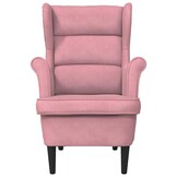 vidaXL Fauteuil Fluweel Roze (54% korting!)