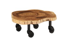Salontafel Massief Acaciahout 60x55x25 cm - 48% Korting!