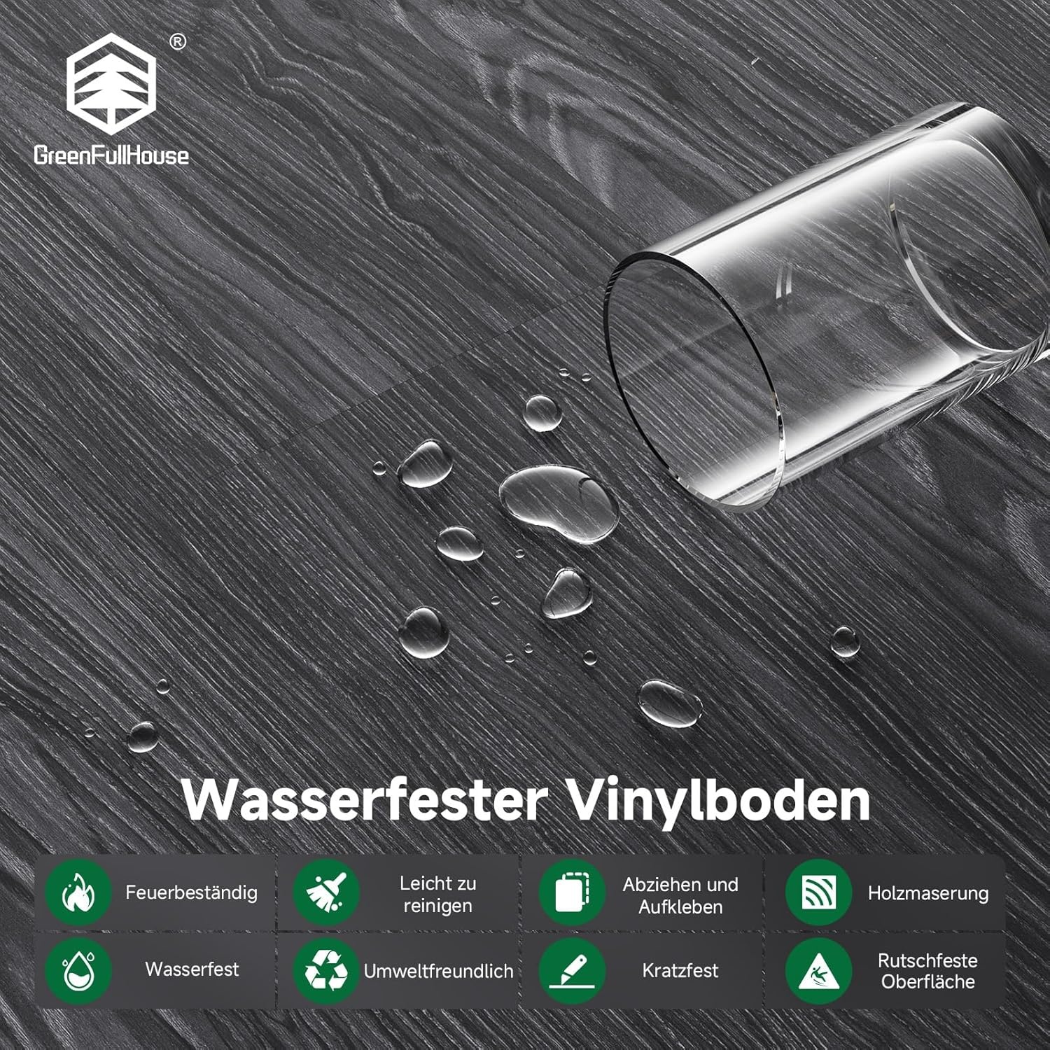 Zelfklevende Vinyl Vloertegels Seared Oak (5.02m²) - 34% Korting!