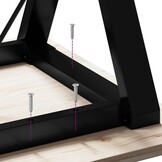 vidaXL Eettafelpoten Y-frame 140x60x73 cm gietijzer