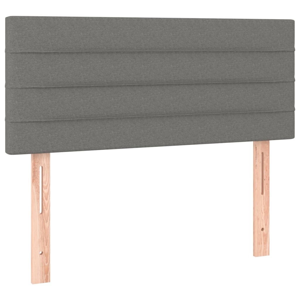 vidaXL Donkergrijs Hoofdbord 90x5x78/88cm - 33% Korting!