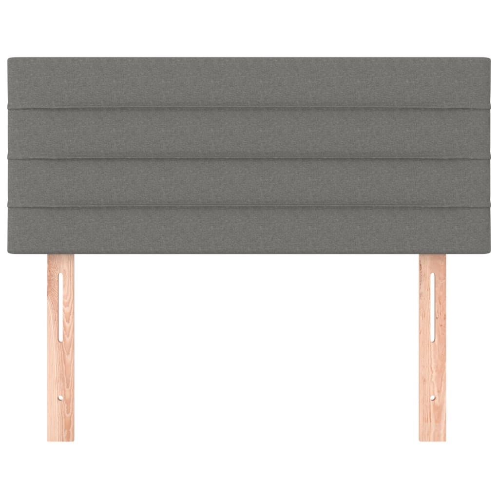vidaXL Donkergrijs Hoofdbord 90x5x78/88cm - 33% Korting!