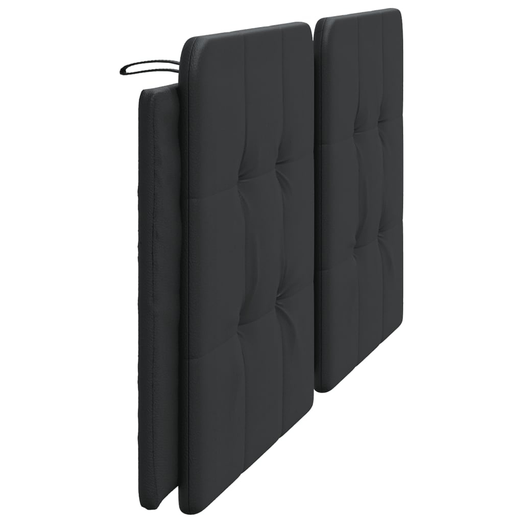 vidaXL Hoofdbordkussen 200 cm kunstleer zwart