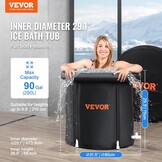 Draagbaar IJsbad - 34% Korting! 290L Koudwatertherapie