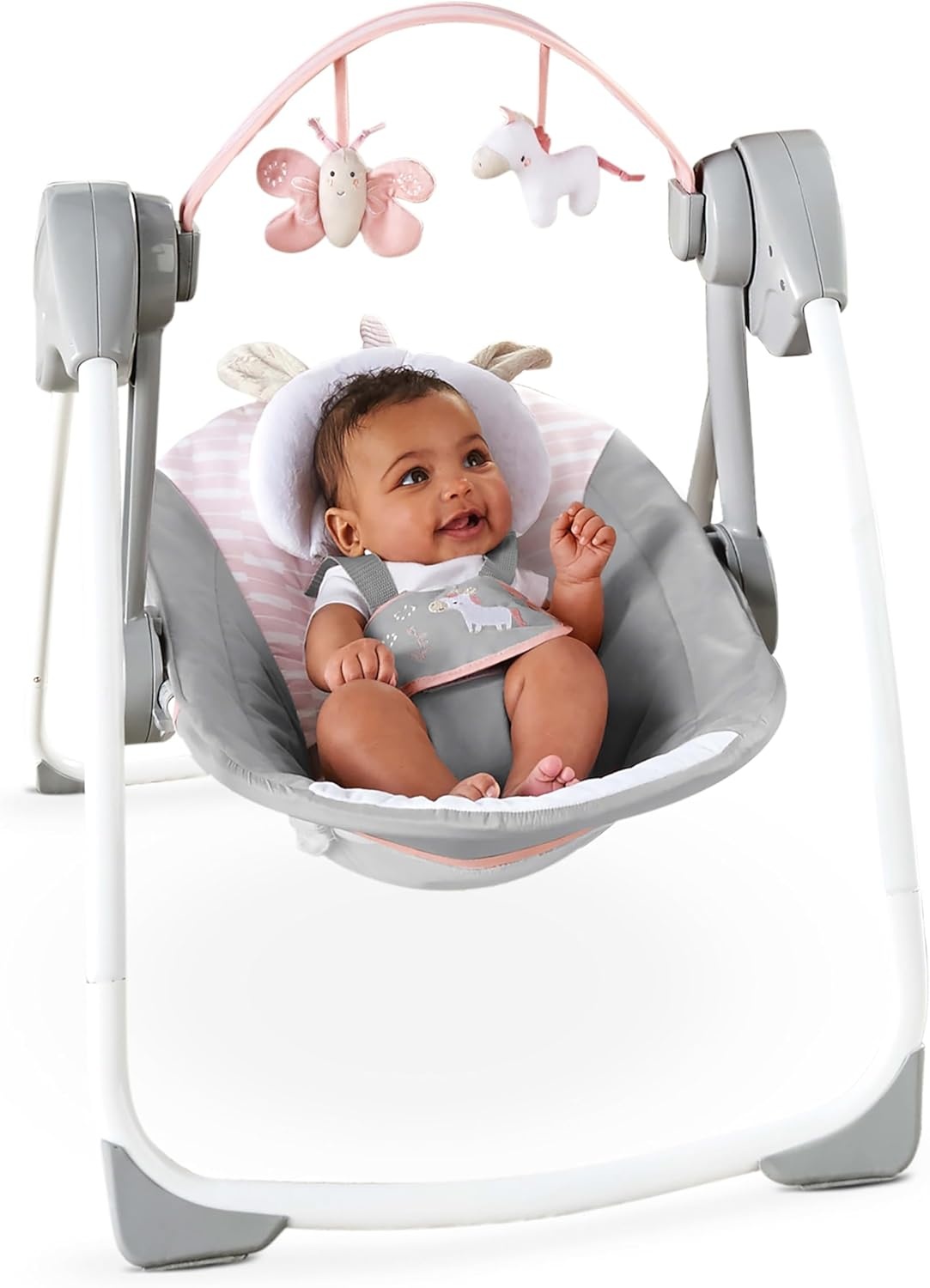 Babyschommel Roze (33% Korting) - 6 Snelheden & Melodieën