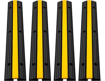 Happybuy Kabelbeschermer Rubber (4 Stuks) - 1 Kanaal - 29% Korting