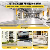 Happybuy Kabelbeschermer Rubber (4 Stuks) - 1 Kanaal - 29% Korting