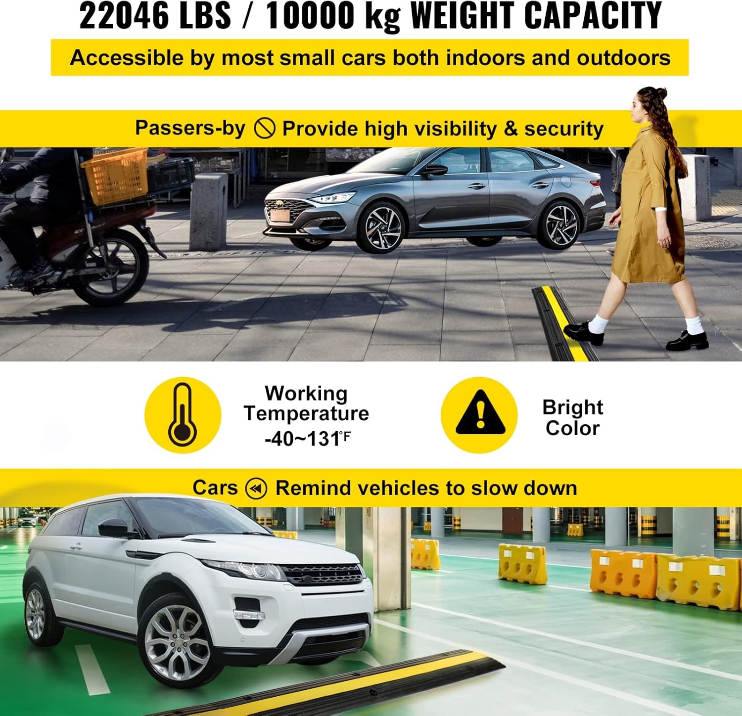 Happybuy Kabelbeschermer Rubber (4 Stuks) - 1 Kanaal - 29% Korting