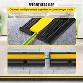 Happybuy Kabelbeschermer Rubber (4 Stuks) - 1 Kanaal - 29% Korting