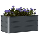Plantenbak VidaXL Antraciet Staal - Nu 52% Korting!
