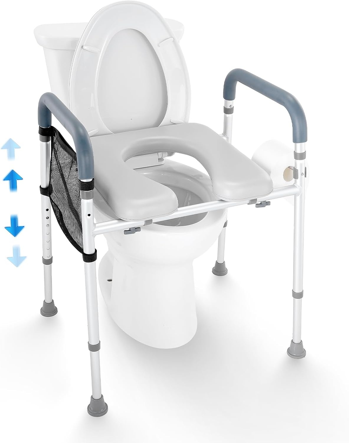 VEVOR Toiletbrilverhoger - In Hoogte Verstelbaar, 158,7 kg - 33% Korting