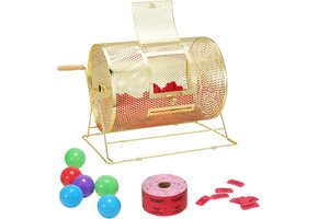 Loterij Trommel Spinner 16" Messing Gecoat Staal | 48% Korting