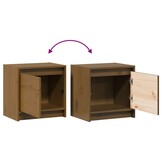 VidaXL Nachtkastjes 2 st. Grenenhout - 34% Korting!