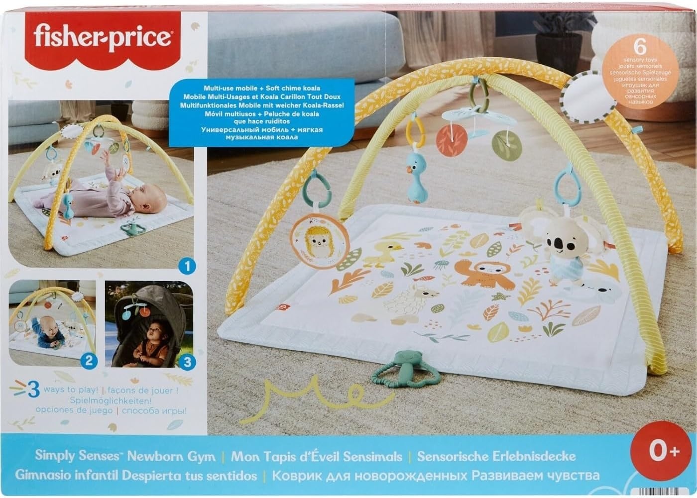 Fisher-Price Baby Activiteitenmat met 6 Speeltjes - 28% Korting!