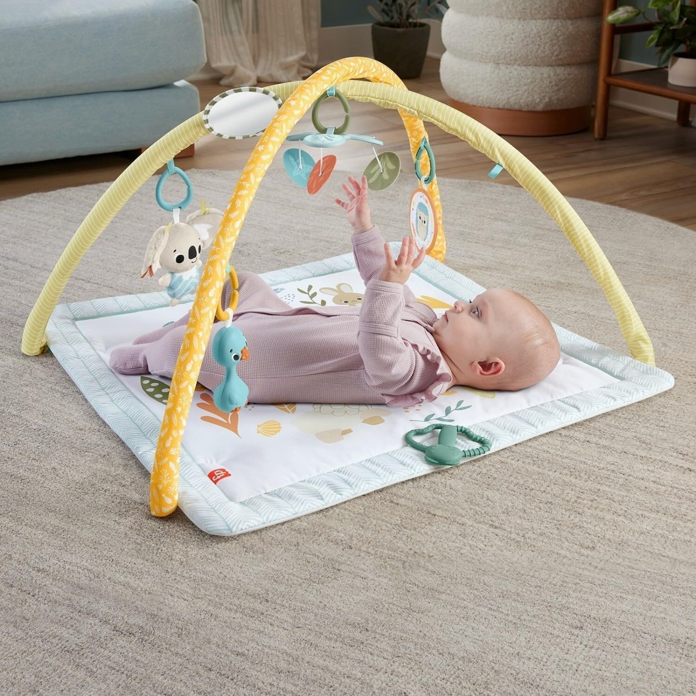 Fisher-Price Baby Activiteitenmat met 6 Speeltjes - 28% Korting!