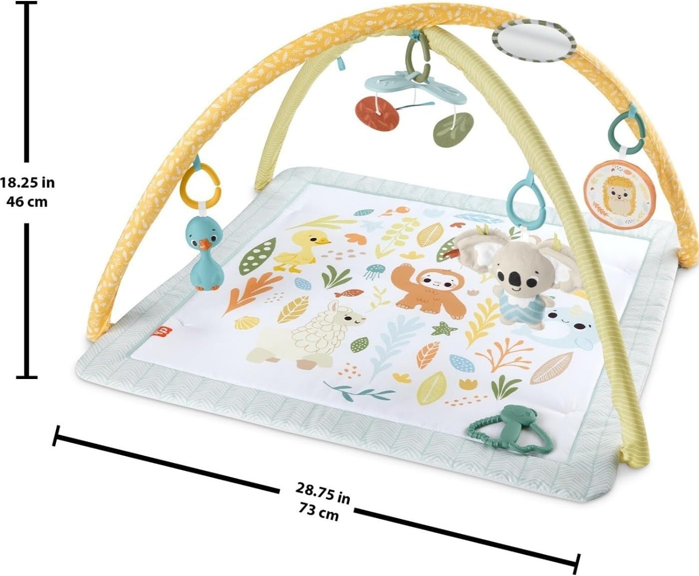 Fisher-Price Baby Activiteitenmat met 6 Speeltjes - 28% Korting!