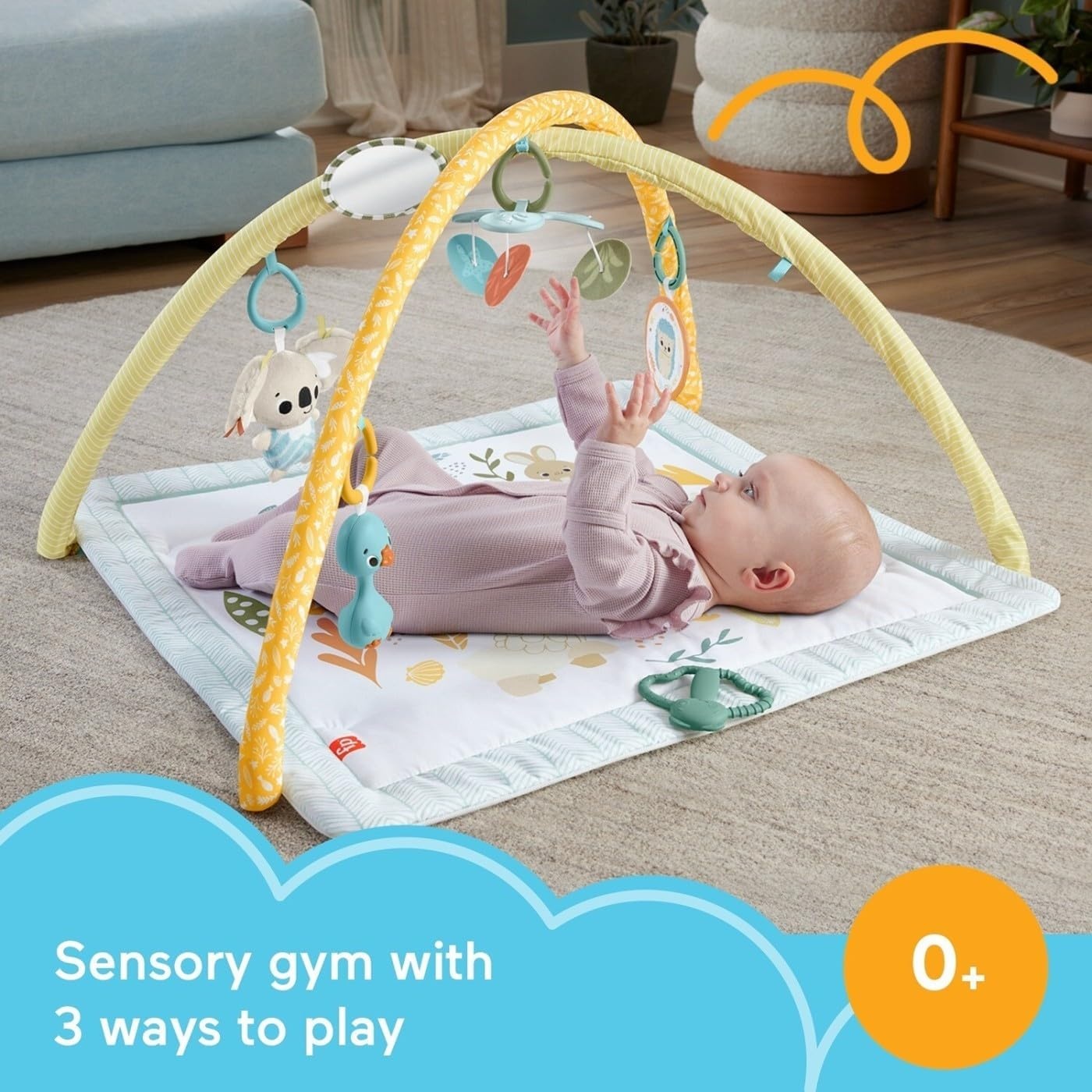 Fisher-Price Baby Activiteitenmat met 6 Speeltjes - 28% Korting!
