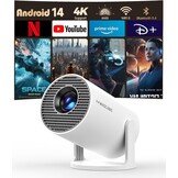Draagbare Miniprojector 4K 200" WiFi 6 - 29% Korting