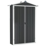 vidaXL Tuinschuur 116x45x175cm Grijs (34% Korting)