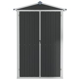 vidaXL Tuinschuur 116x45x175cm Grijs (34% Korting)